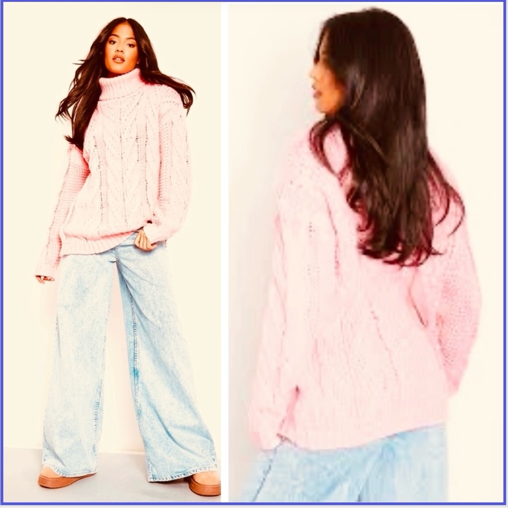 Wainscott cable knitt! Sweater! XL 44